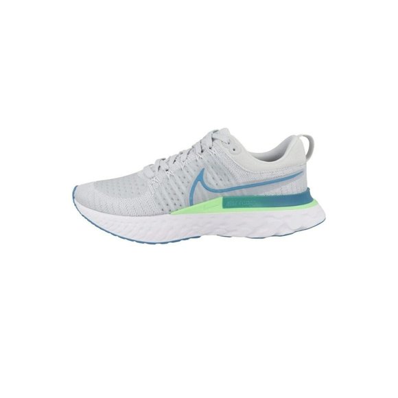 Nike Other - Nike React Infinity Run FK 2 Mens Running Trainers Pure Platinum Laser Blue US11